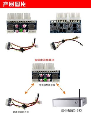 XCY立人DC-ATX电源模块 便携高效的小型计算机供电解决方案